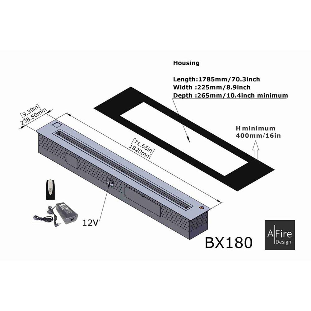 BX 180 Negro satinado - Imagen 2