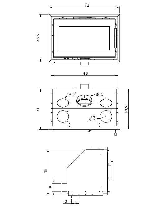 S-70 MARCO 4 LADOS 2,5 CMS INCLUIDO - Imagen 2