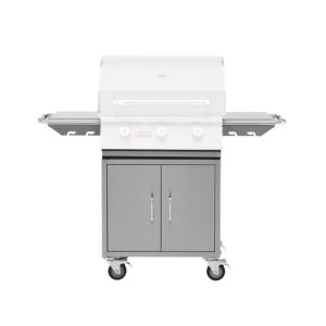 Carrito con bandejas laterales para barbacoa Steer