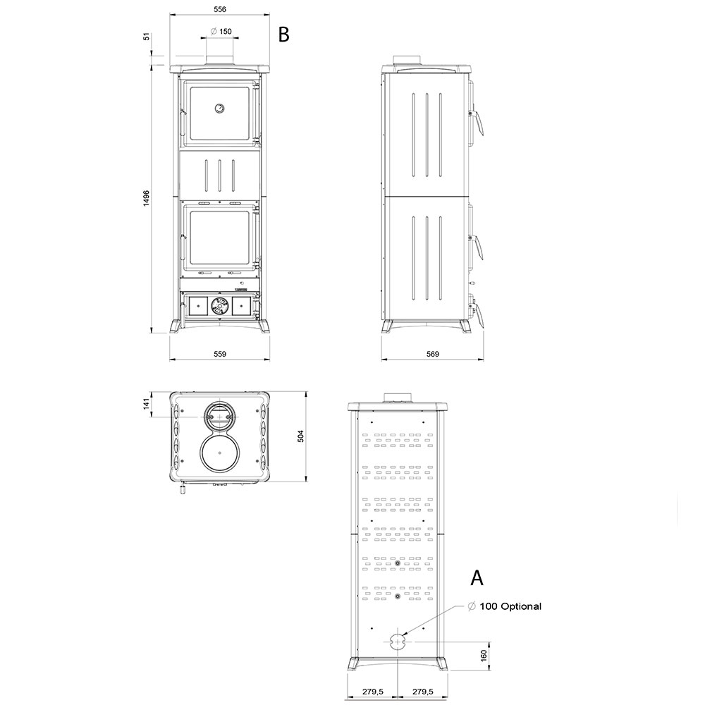 Nova Forno 16 Steel - Imagen 3